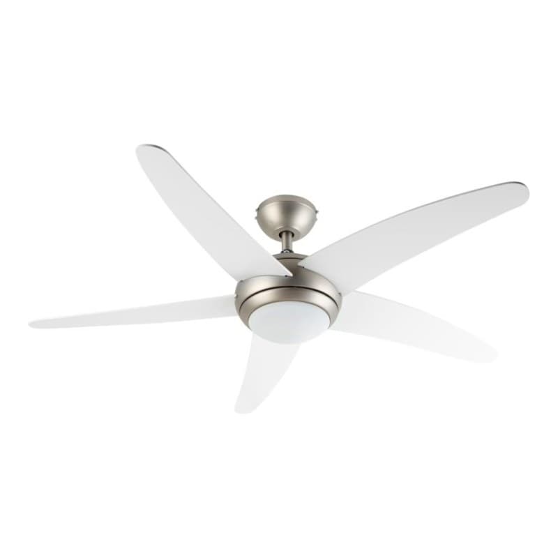 Bolero ventilateur de plafond 134cm éclairage 55W télécommande blanc