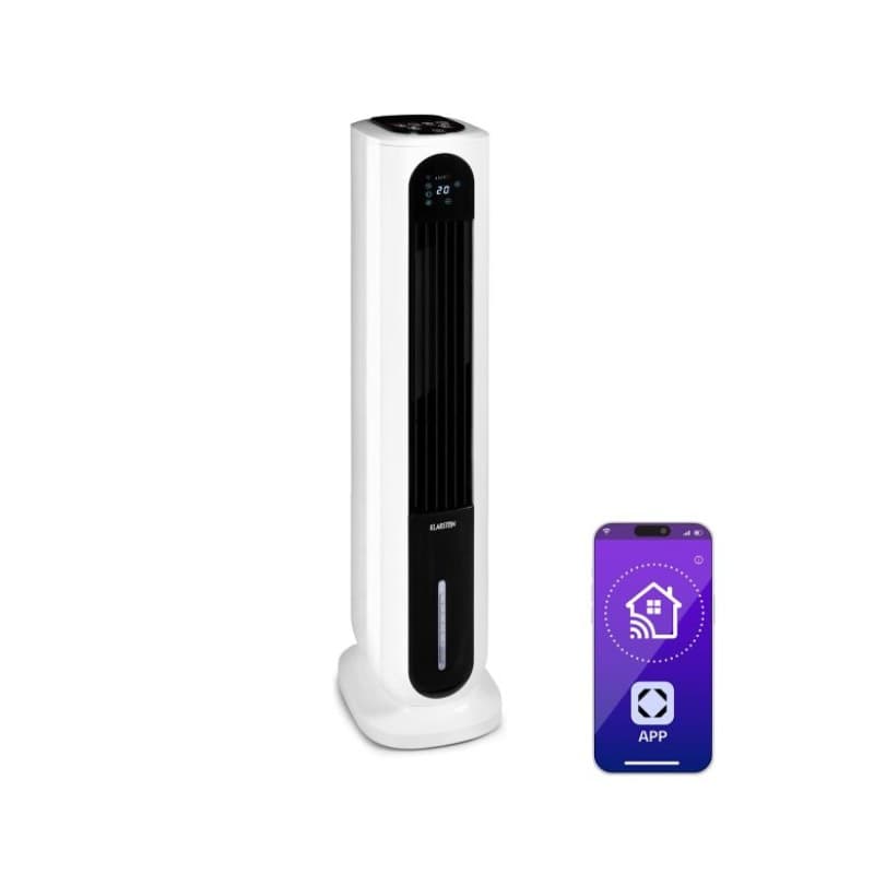 Polar Tower Smart Ventilateur rafaîchisseur d'air 7 L 85W télécommande 5x packs de glace