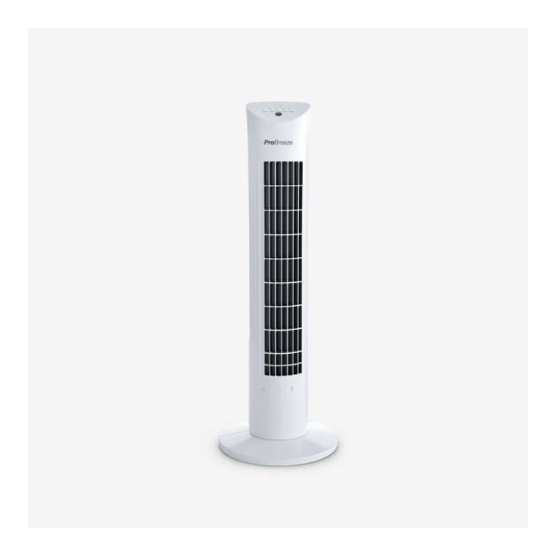 76 cm Oscillating Tower Fan - White
