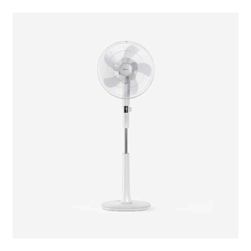 41 cm Pedestal Fan - Low Energy DC Motor, 3 Operating Modes & Remote Control - White