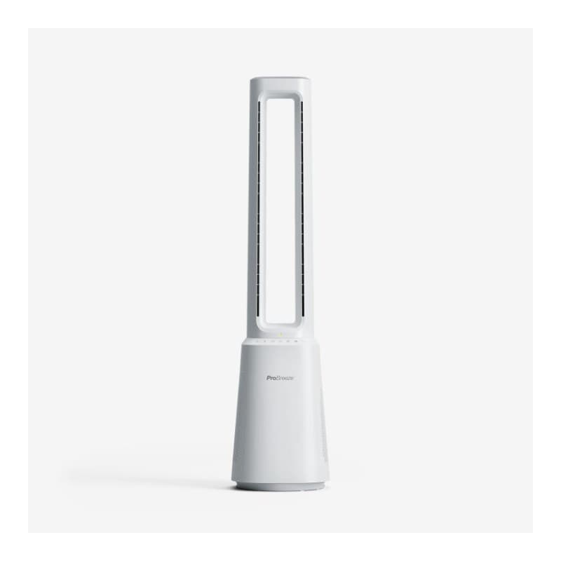 OmniAir 104 cm Premium Bladeless Tower Fan and Air Purifier - White